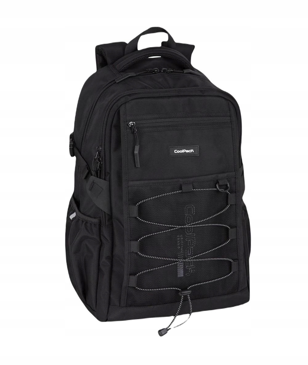 Športový batoh CoolPack Trek Black - ideálny pre prácu aj voľný čas